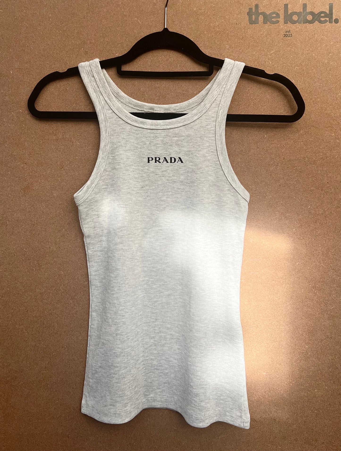 •PRDA Grey Ribbed Vest•