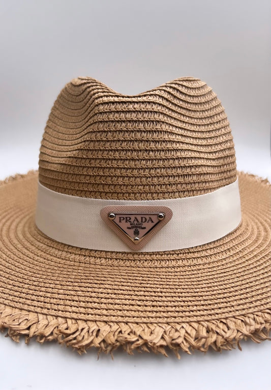 PRDA Neutral Straw Hat