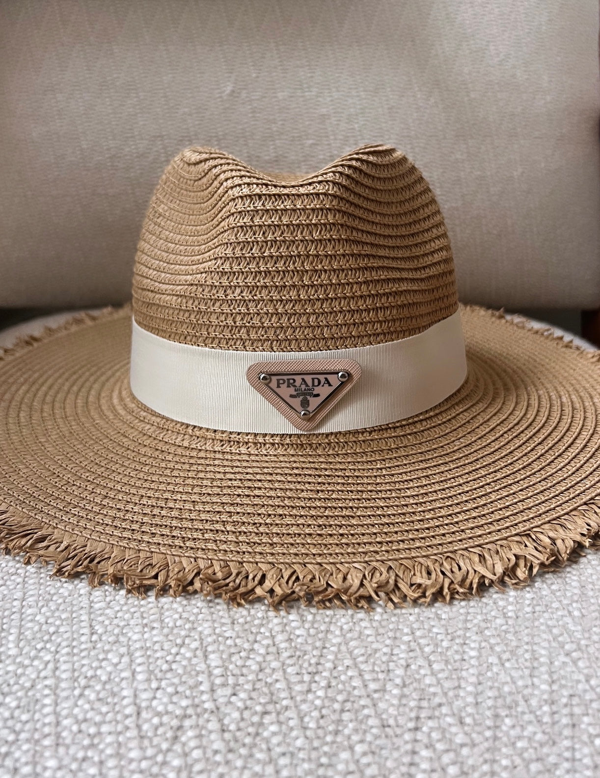 PRDA Neutral Straw Hat